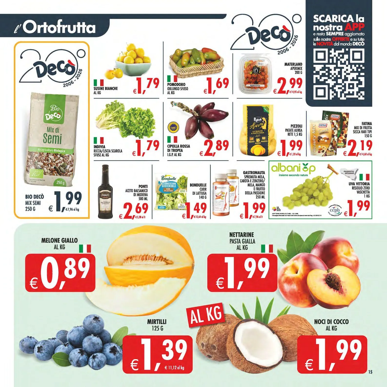 Volantini Deco Supermercati da 10 luglio a 20 luglio di 2026 - Pagina del volantino 15