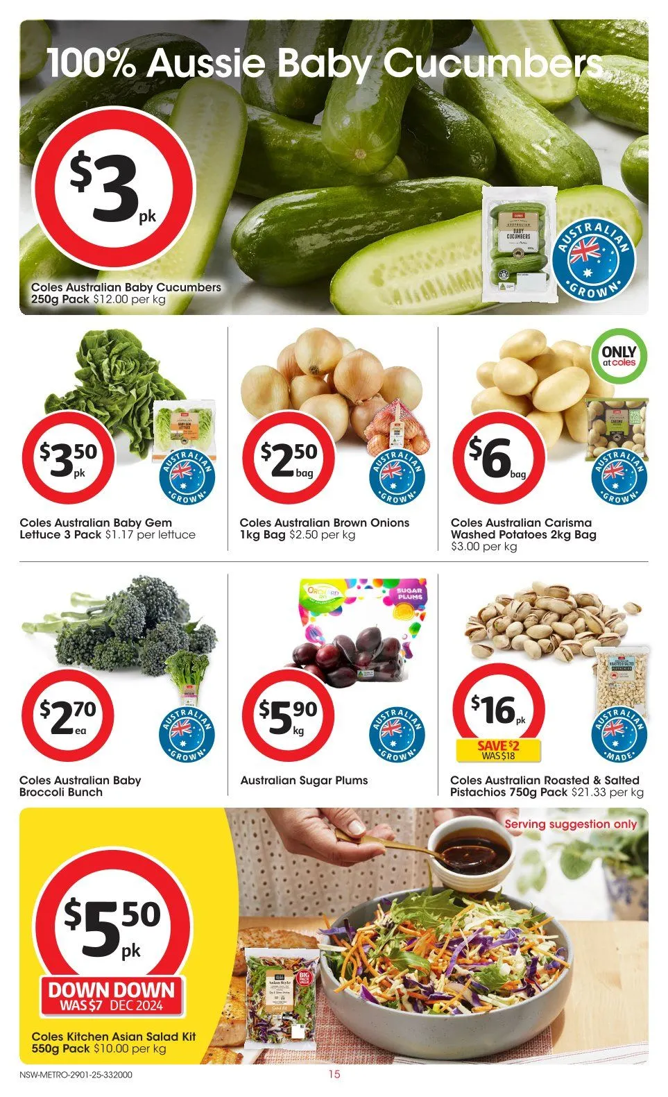 Coles Deals - Catalogue valid from 29 January to 4 February 2025 - page 15