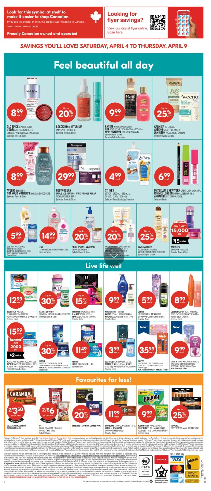 Shoppers Drug Mart Sales from April 4 to April 9 2026 - flyer page 15