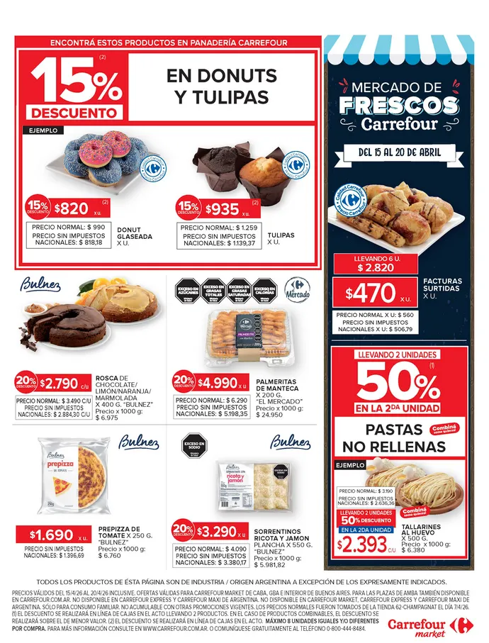 Ofertas de Ofertas Carrefour Market 15 de abril al 20 de abril 2026 - Página 15 del catálogo