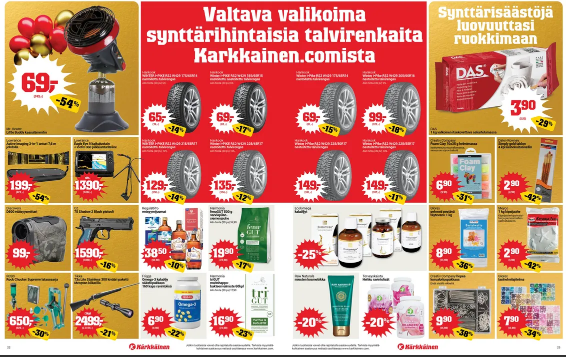 Kaupan Kärkkäinen  tarjoukset voimassa alkaen 22. lokakuuta - 4. marraskuuta 2025 - Tarjouslehti sivu 15