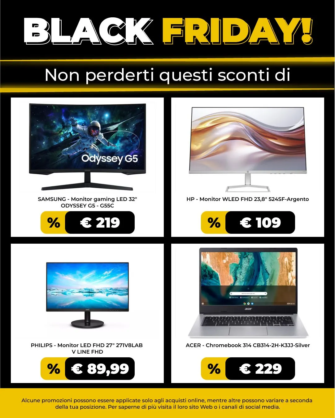 Sconti Black Friday da 14 novembre a 30 novembre di 2024 - Pagina del volantino 14