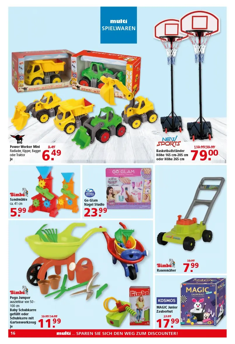 DE - Multi Markt Angebote von 7. April bis 12. April 2025 - Prospekt seite 16