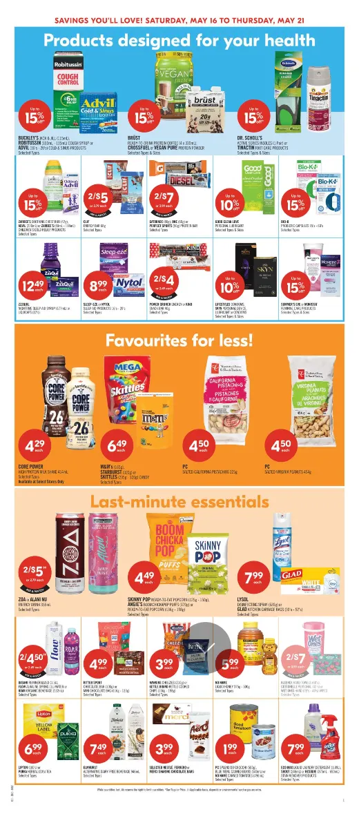 Shoppers Drug Mart Sales from May 16 to May 21 2026 - flyer page 15
