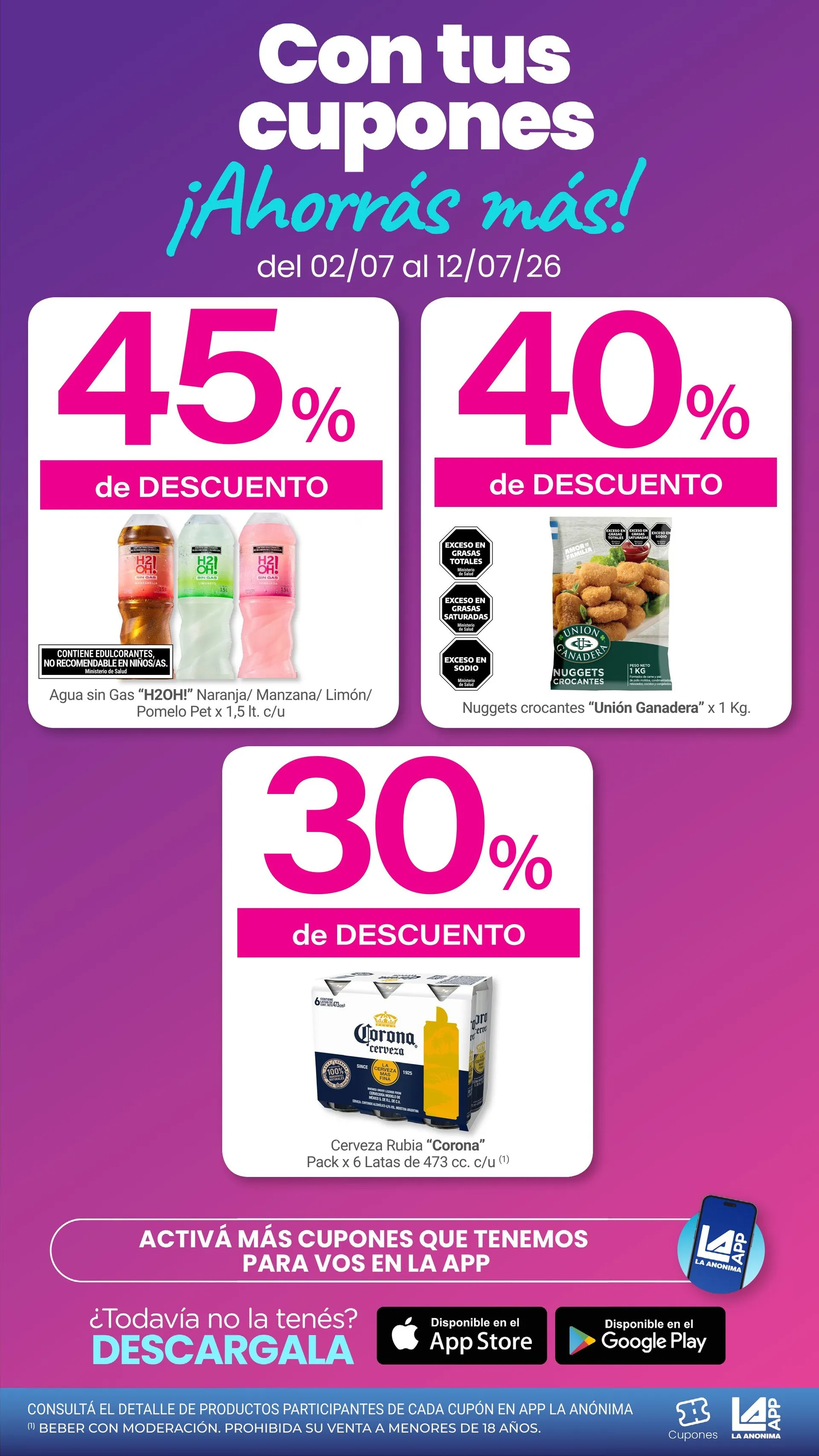 Ofertas de Ofertas La Anónima 2 de julio al 12 de julio 2026 - Página 15 del catálogo