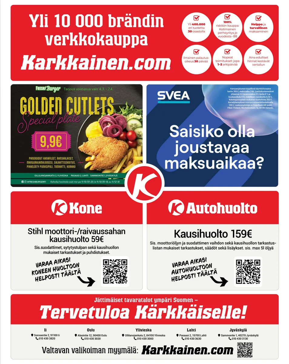 Kaupan Kärkkäinen Tarjoukset voimassa alkaen 4. maaliskuuta - 17. maaliskuuta 2026 - Tarjouslehti sivu 15