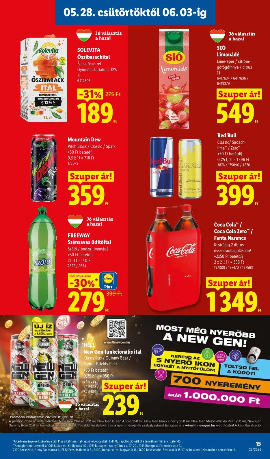Katalógus  Lidl legfrissebb  május 28.-tól június 3.-ig 2026. - Oldal 15