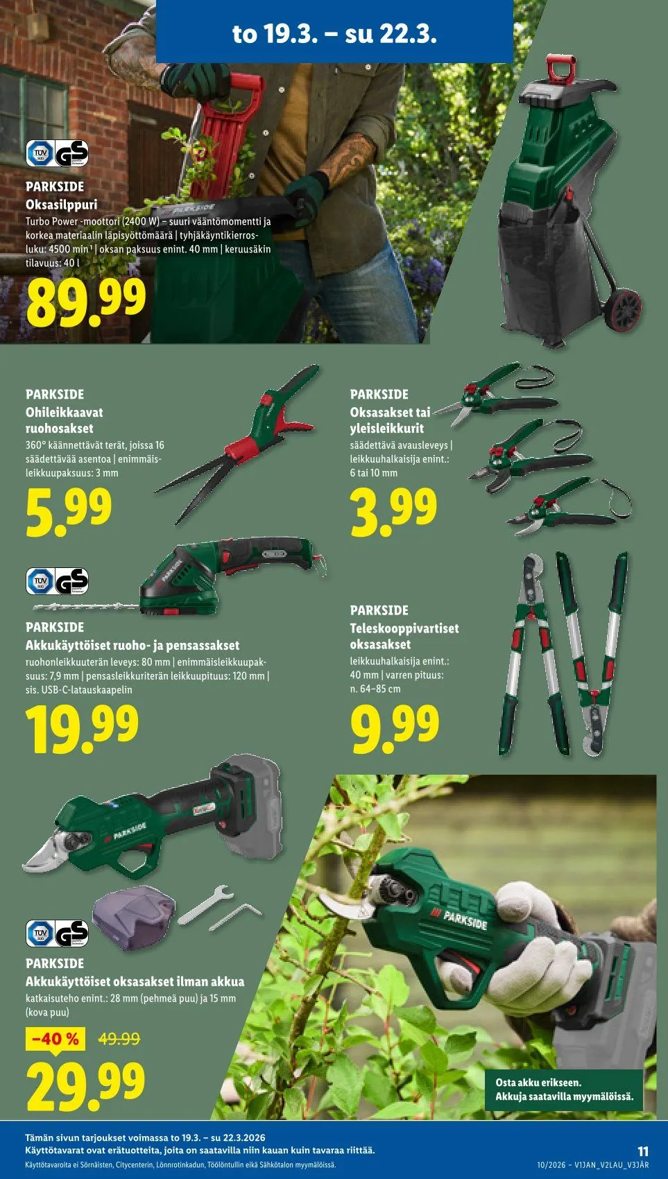 Kaupan Lidl uusimmat tarjoukset voimassa alkaen 19. maaliskuuta - 25. maaliskuuta 2026 - Tarjouslehti sivu 15