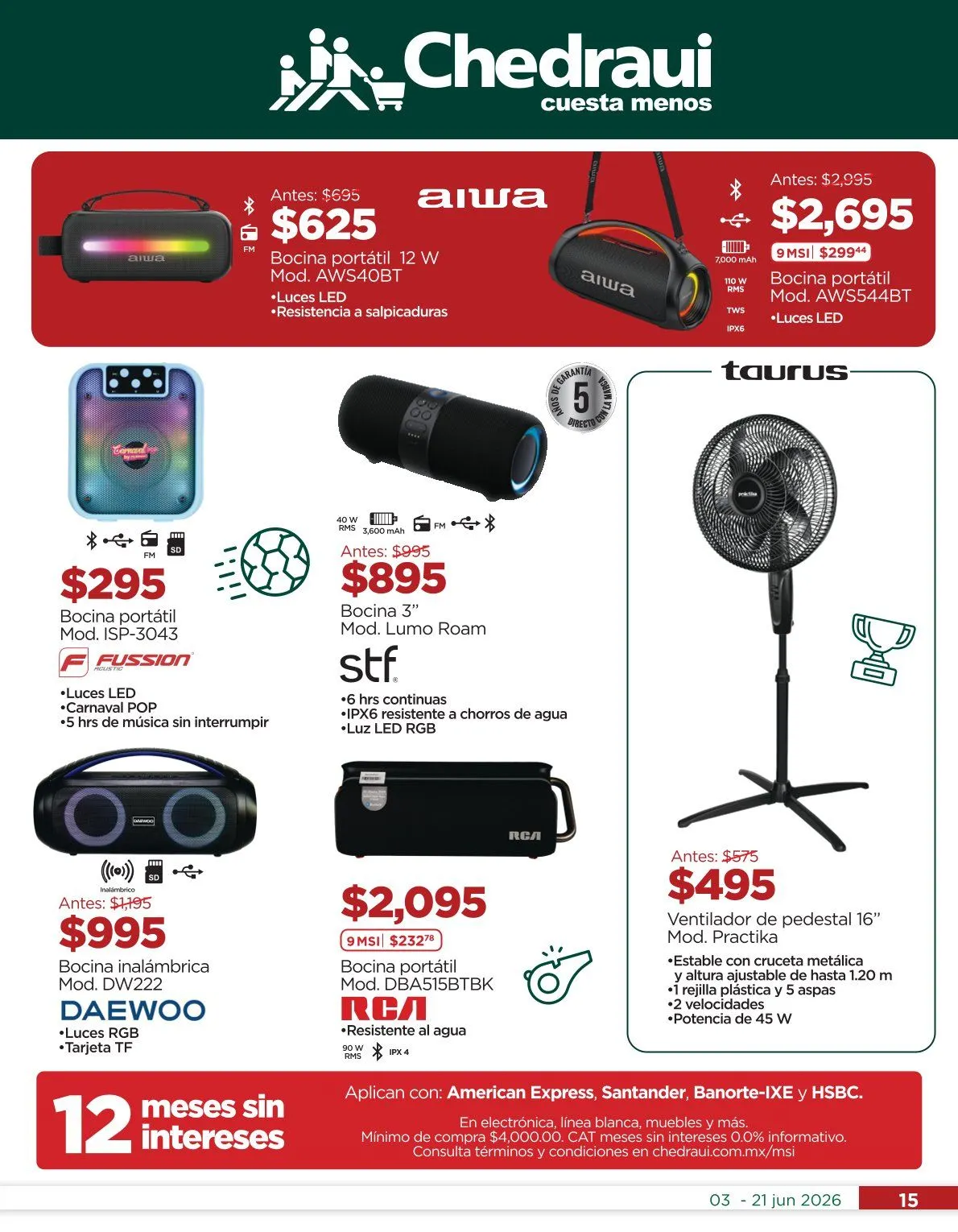 Catálogo de Chedraui Ofertas 3 de junio al 21 de junio 2026 - Pagina 15