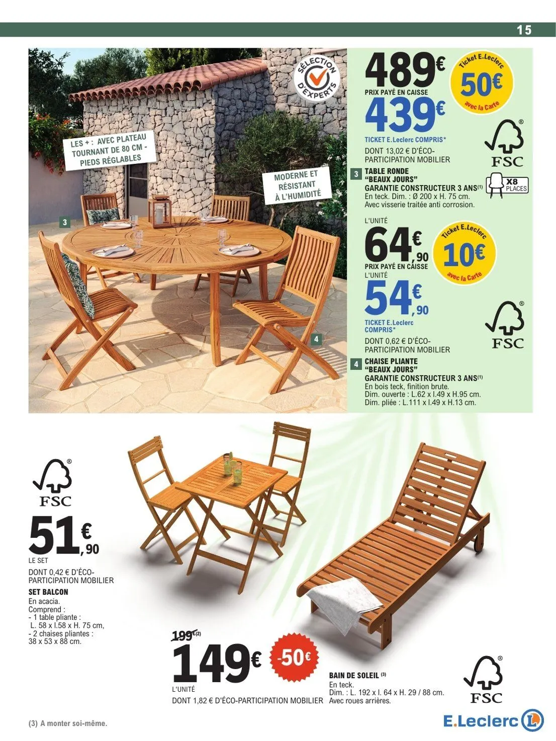 Catalogues E.Leclerc Brico du 31 mars au 18 avril 2026 - Catalogue page 15