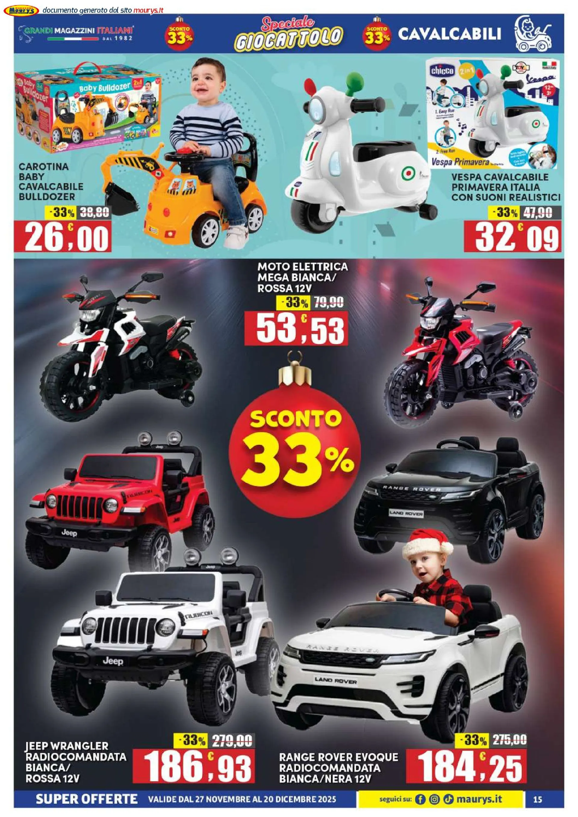 Maury's Volantino da 27 novembre a 20 dicembre di 2025 - Pagina del volantino 15