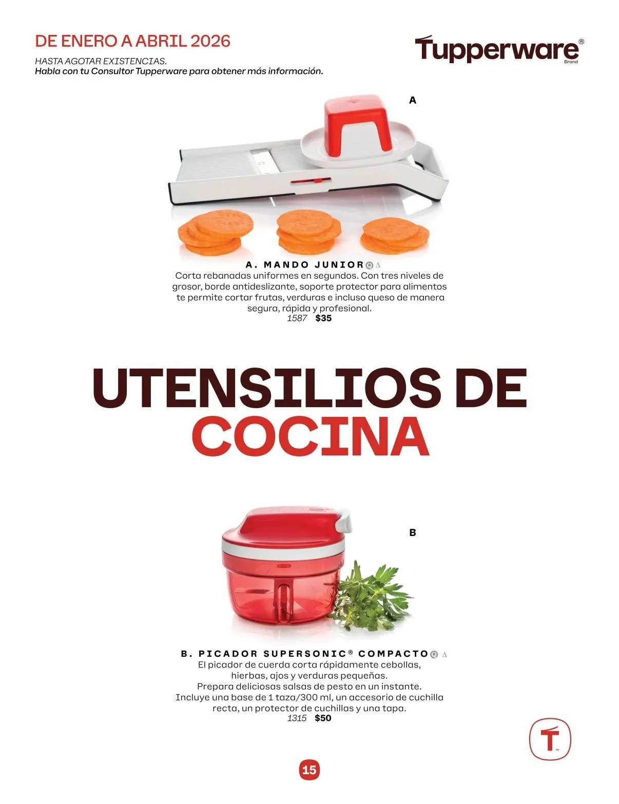 Tupperware Catalogue du 1 avril au 30 avril 2026 - Catalogue page 15