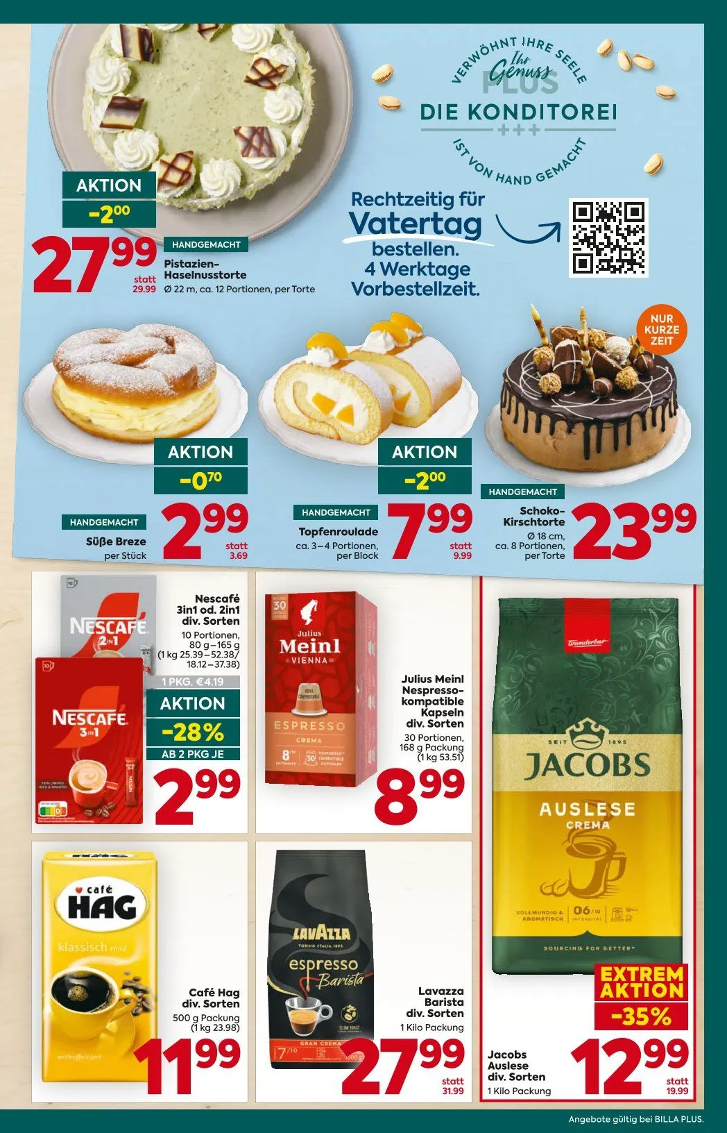 Billa Plus Prospekte von 28. Mai bis 2. Juni 2026 - Flugblätt seite 15