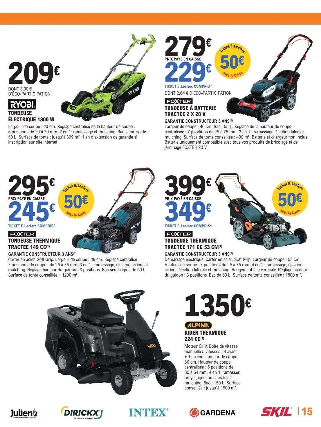 Catalogues E.Leclerc Brico  du 21 avril au 9 mai 2026 - Catalogue page 15