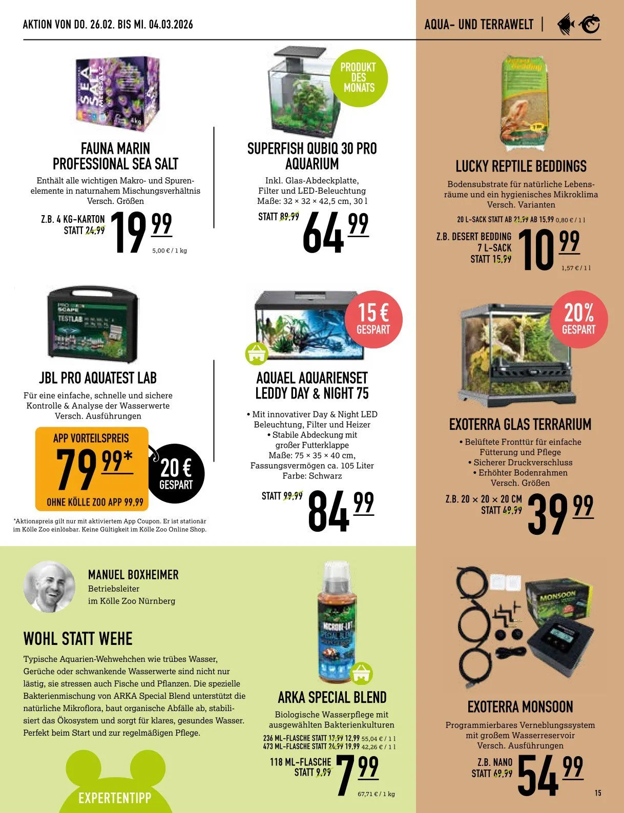 Kölle Zoo Prospekte  von 26. Februar bis 4. März 2026 - Prospekt seite 15