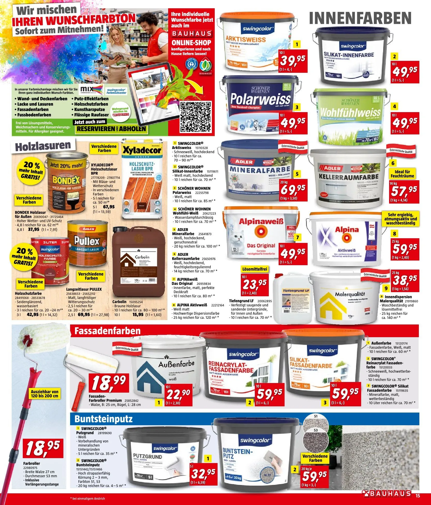 Bauhaus Deals von 30. Juni bis 14. Juli 2026 - Flugblätt seite  15