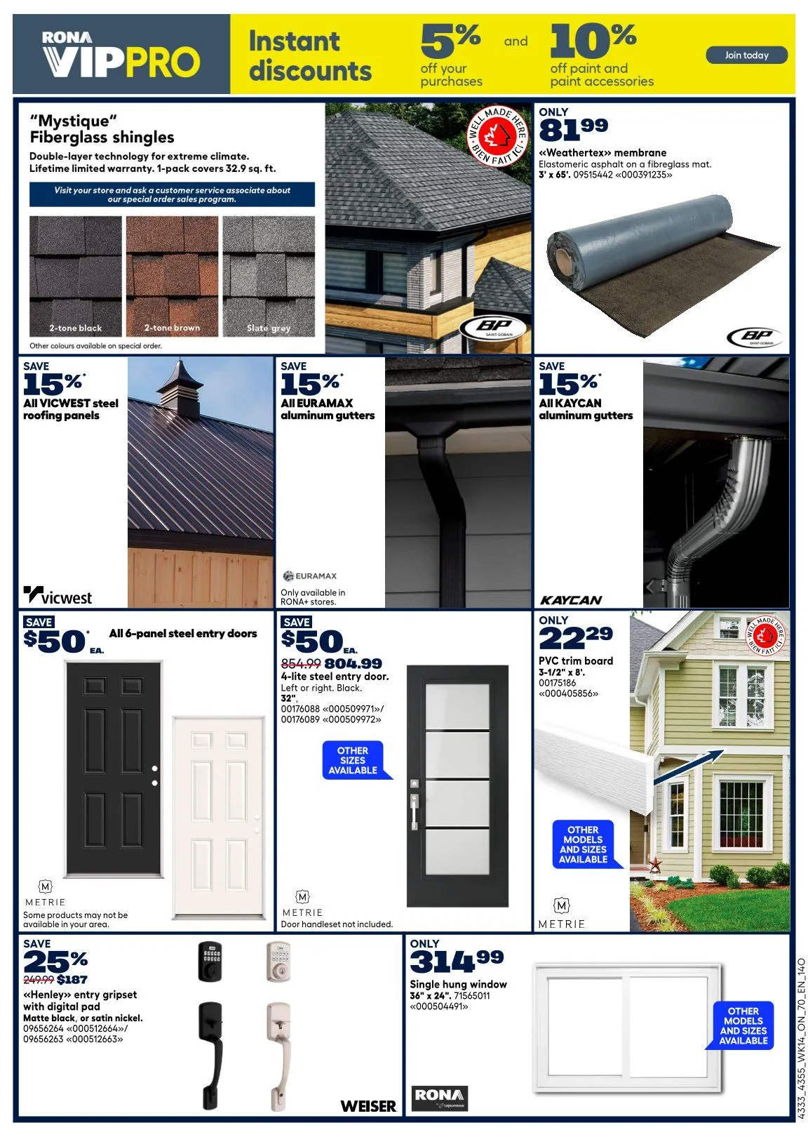 RONA Sales from April 30 to May 6 2026 - flyer page 15