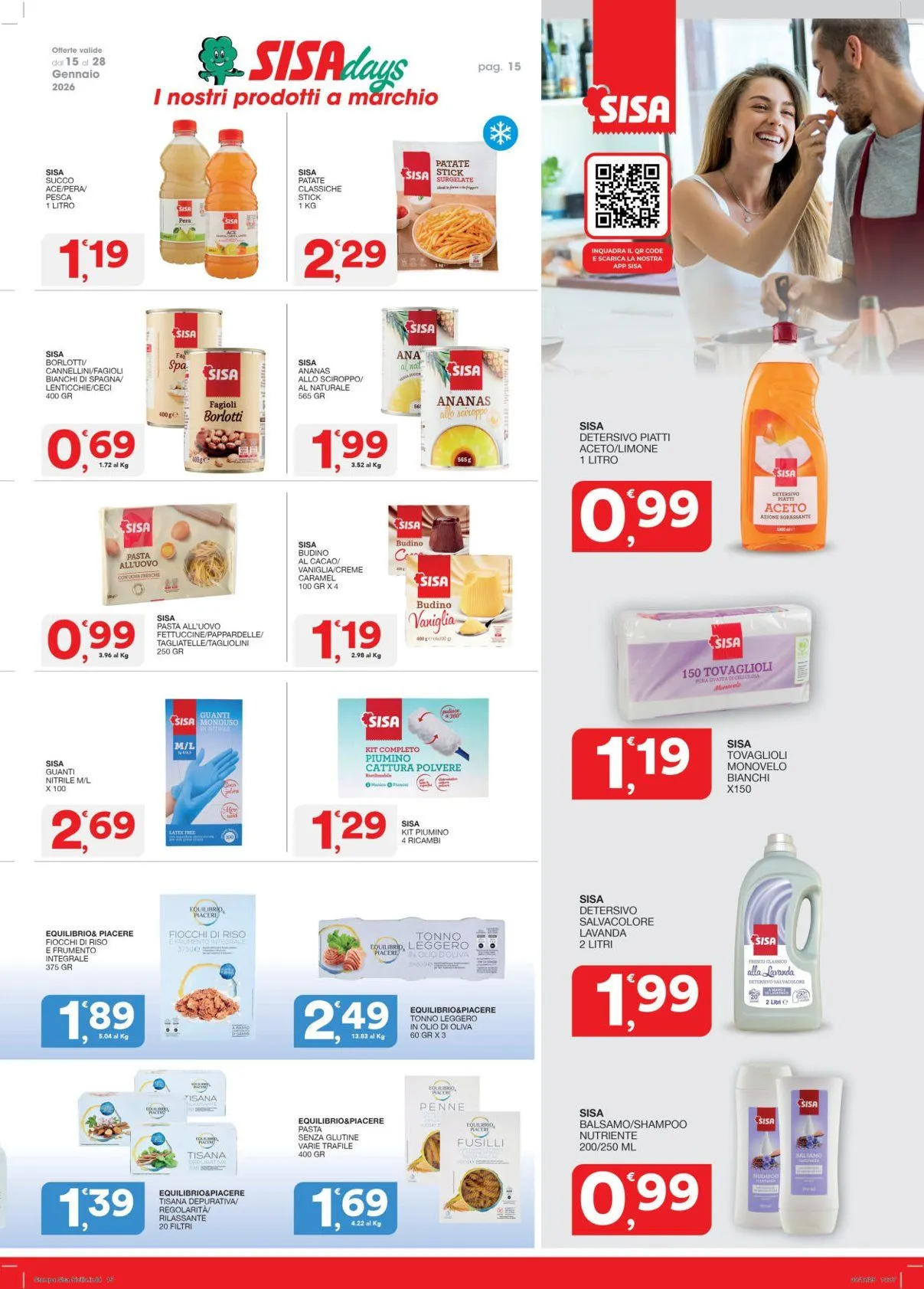 Volantini Sisa da 15 gennaio a 26 gennaio di 2026 - Pagina del volantino 15