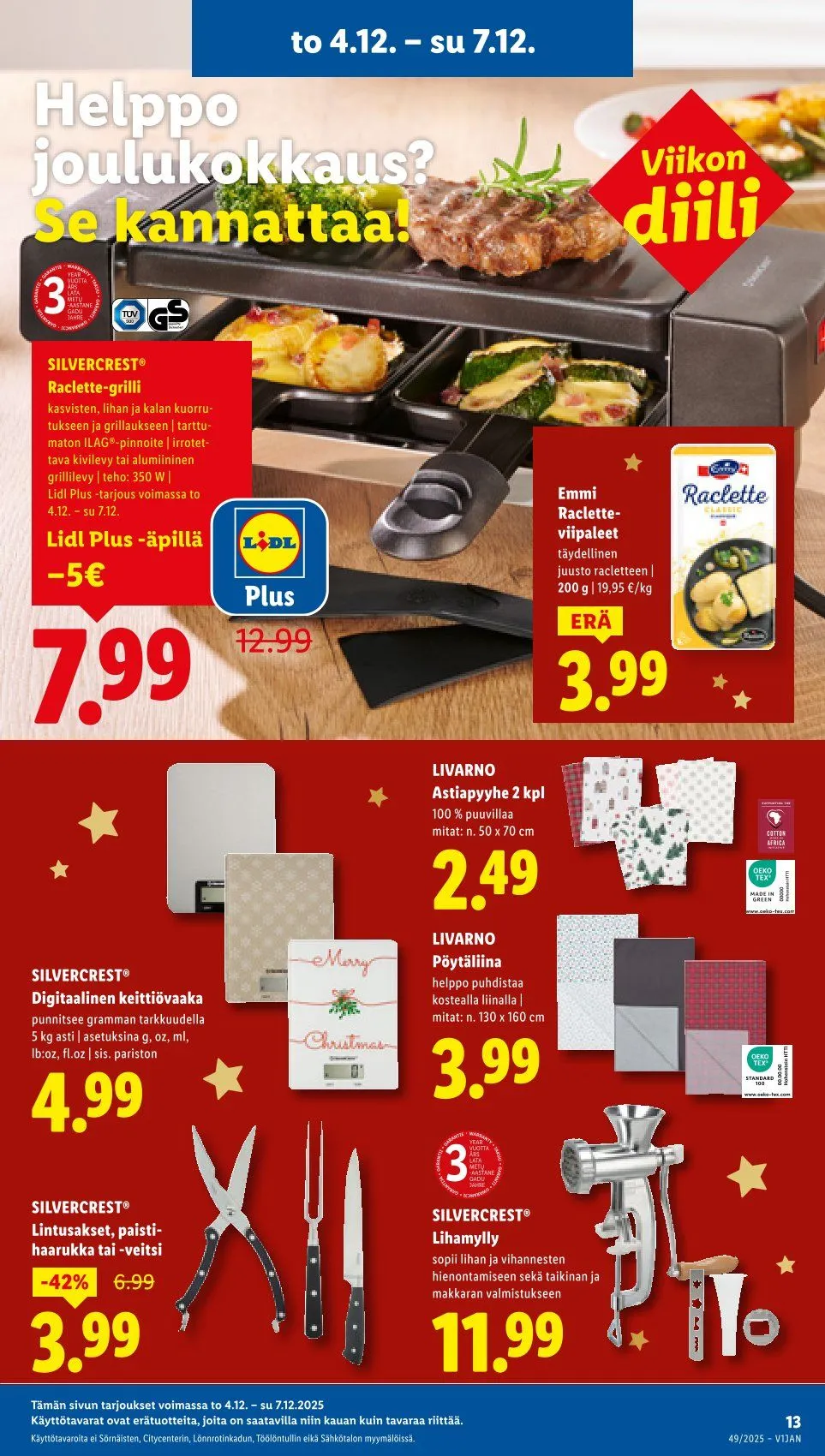 Lidl  Tarjoukset voimassa alkaen 4. joulukuuta - 7. joulukuuta 2025 - Tarjouslehti sivu 15