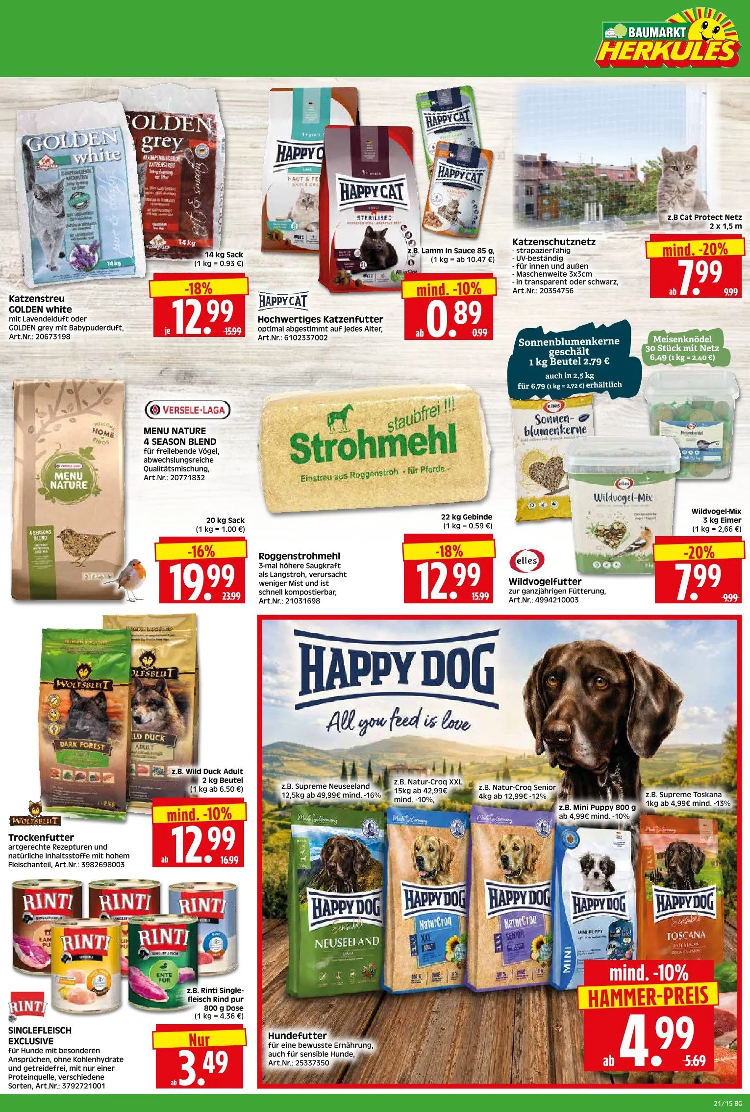  Herkules Baumarkt Prospekte  von 18. Mai bis 25. Mai 2026 - Prospekt seite 15