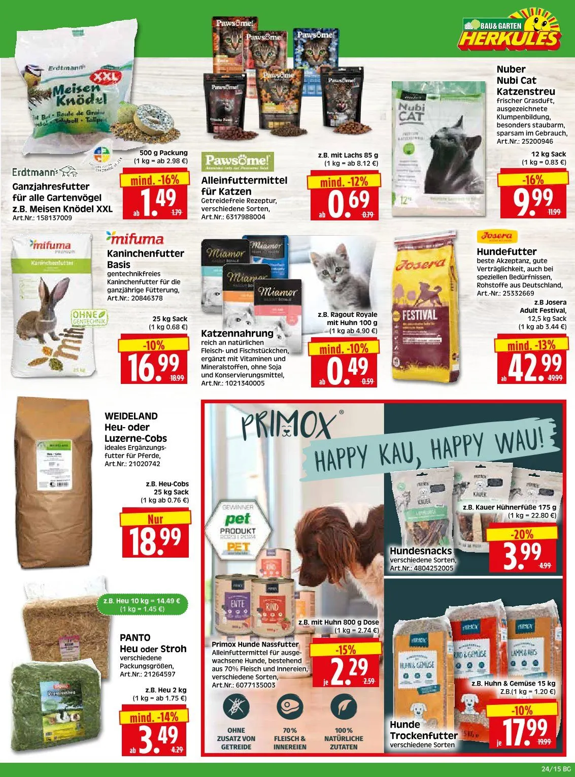 Herkules Baumarkt Angebote von 8. Juni bis 13. Juni 2026 - Prospekt seite 15
