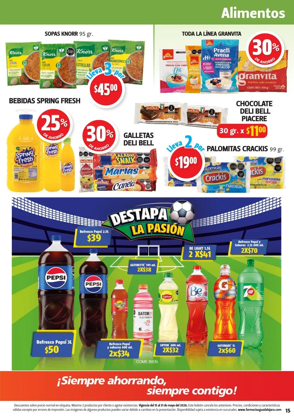 Catálogo de Ofertas Farmacia Guadalajara 15 de mayo al 31 de mayo 2026 - Pagina 15