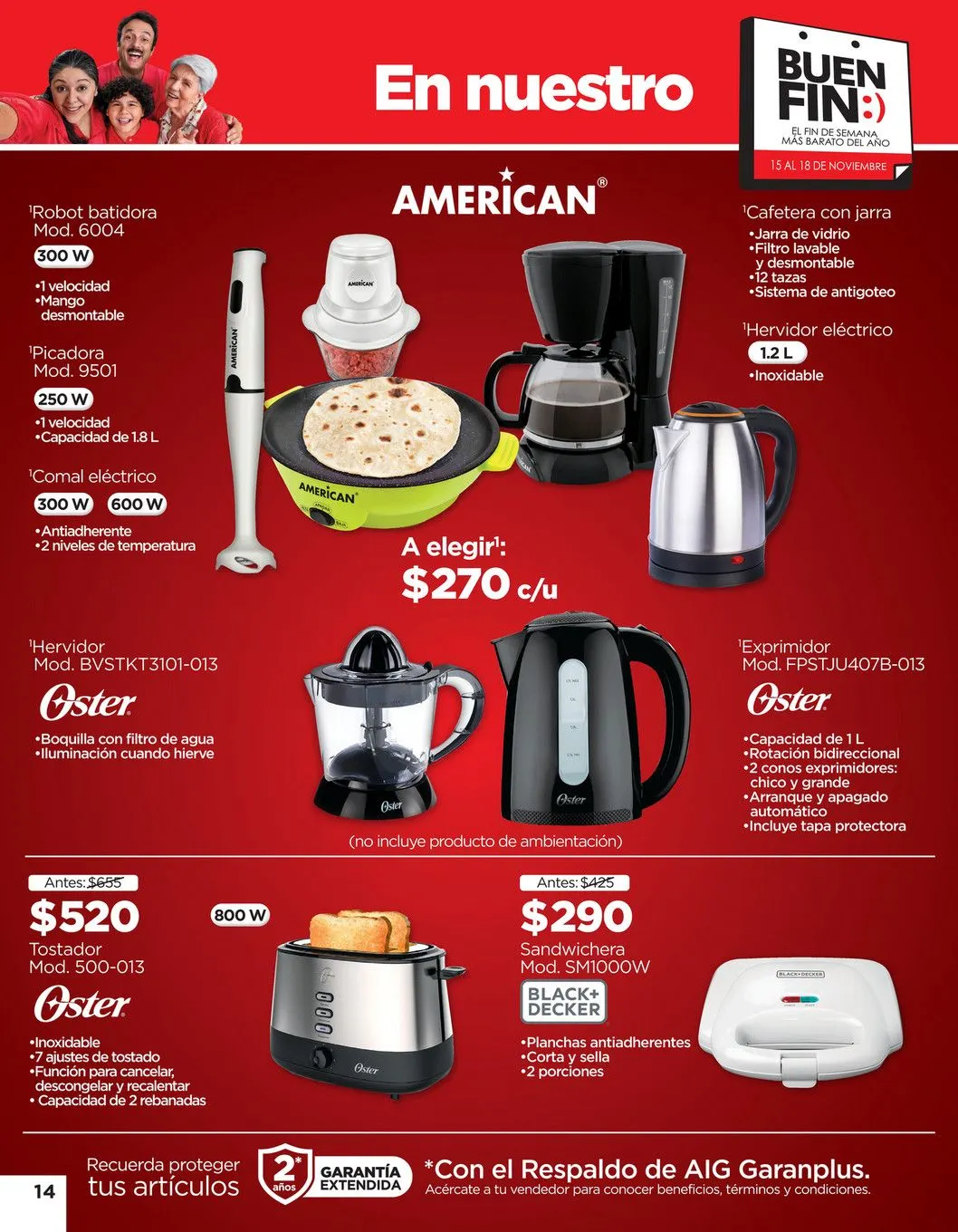 Catálogo de Ofertas imperdibles de Buen Fin 15 de noviembre al 18 de noviembre 2024 - Pagina 14