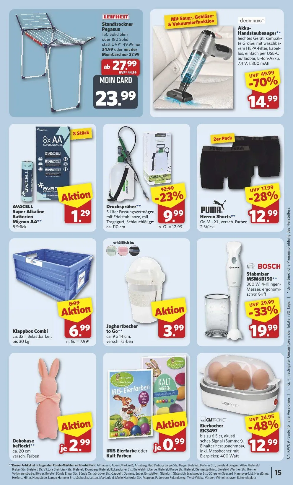 Combi Angebote von 23. Februar bis 28. Februar 2026 - Prospekt seite 15