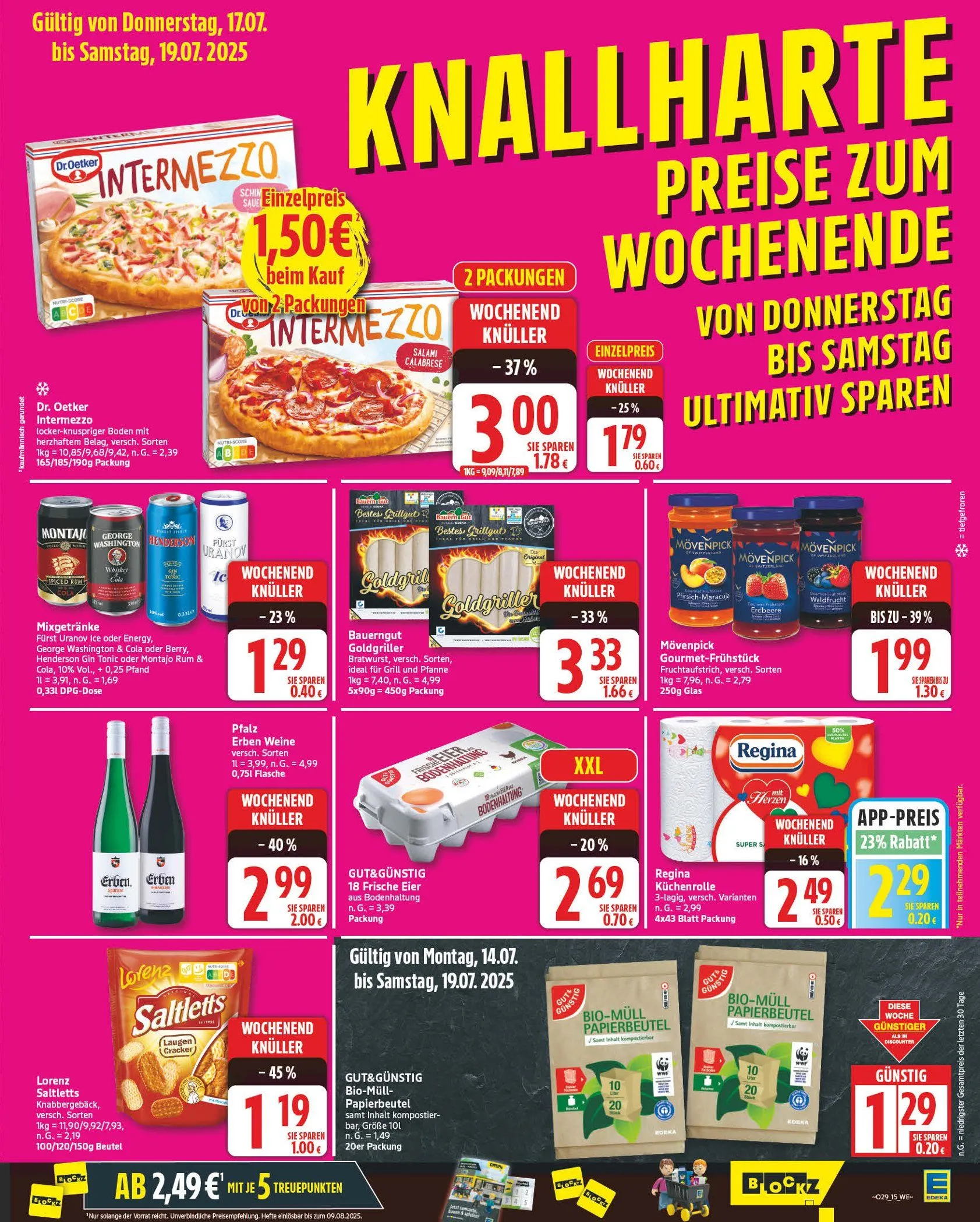 Edeka Prospekte - Aktuelle Angebote von 14. Juli bis 19. Juli 2025 - Prospekt seite 15