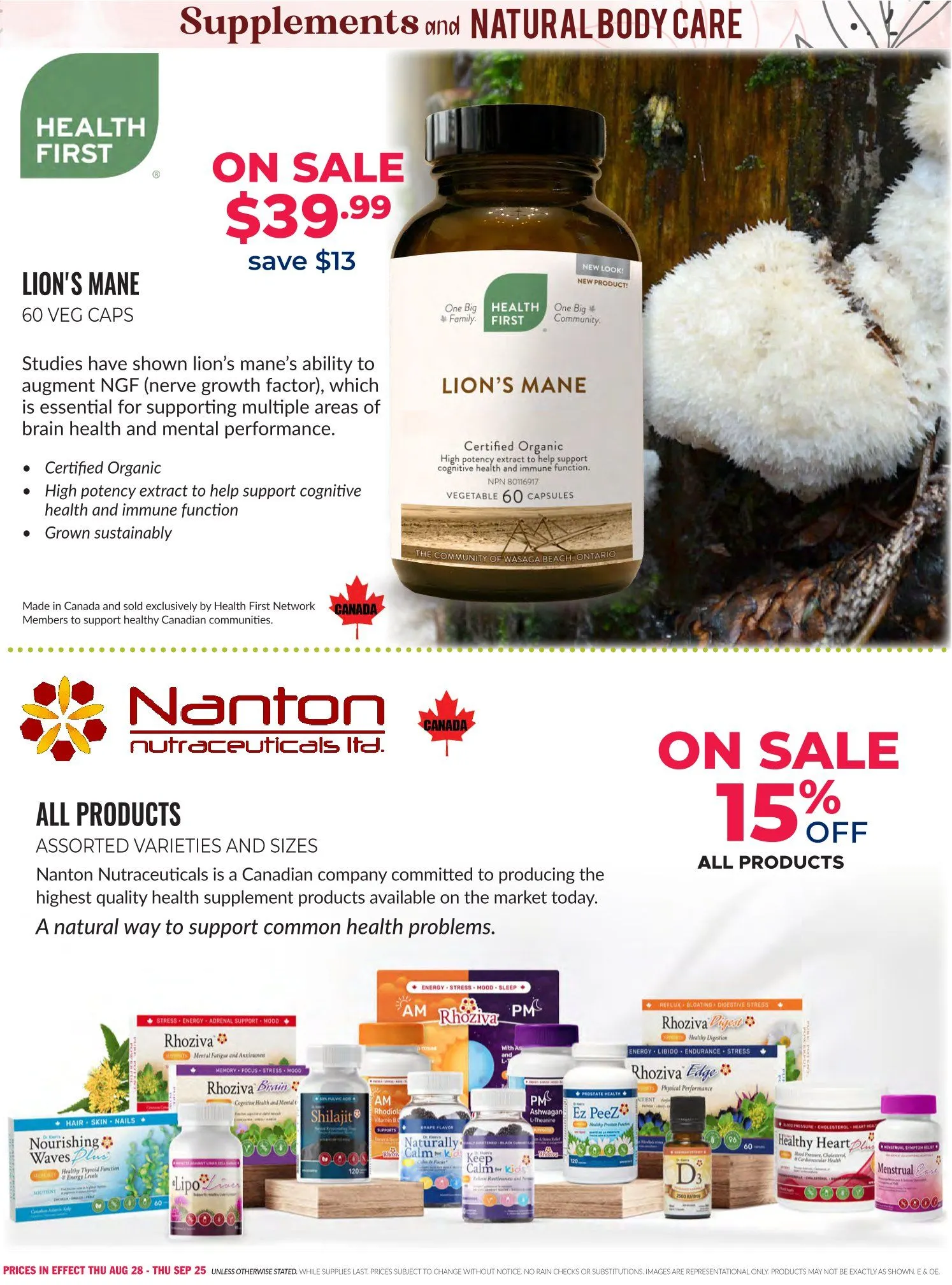 Foodsmiths flyers from August 28 to September 11 2025 - flyer page 15