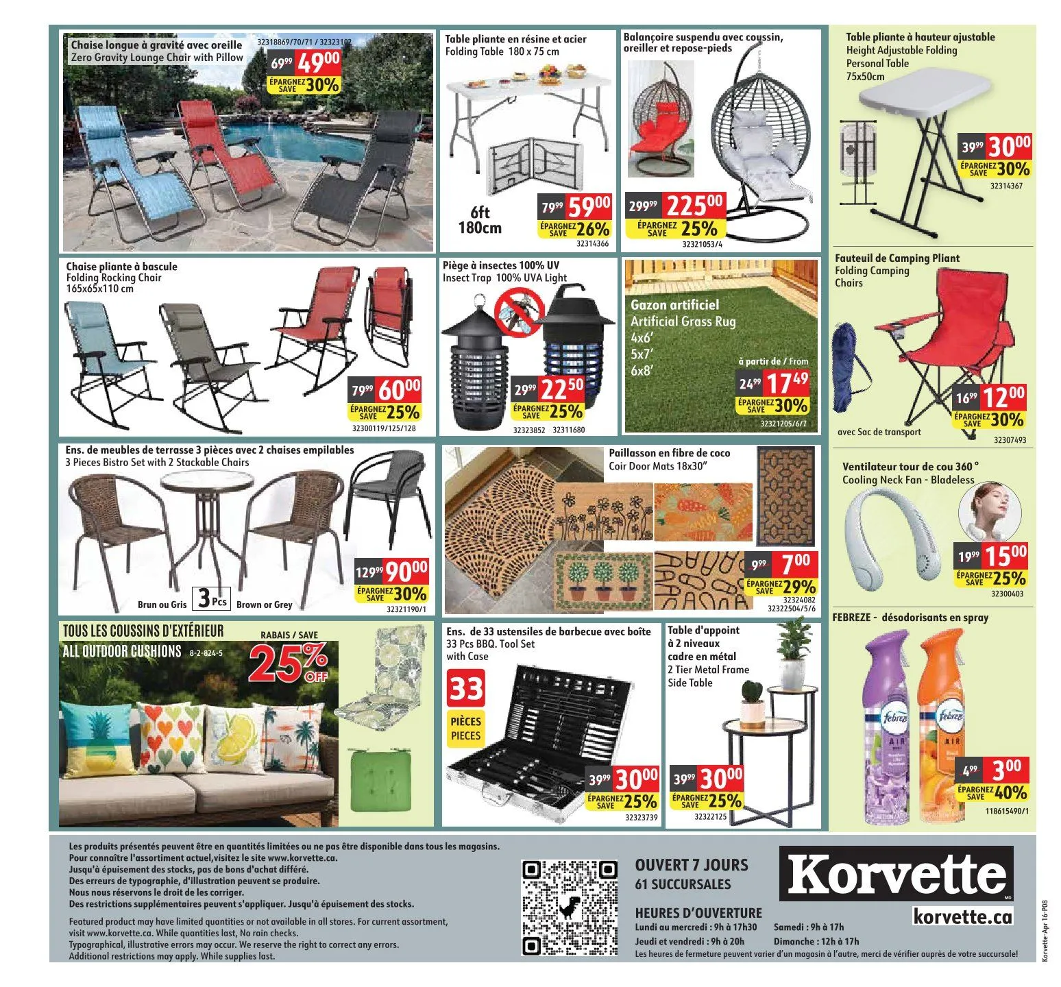 Korvette Sales from April 16 to April 29 2026 - flyer page 15