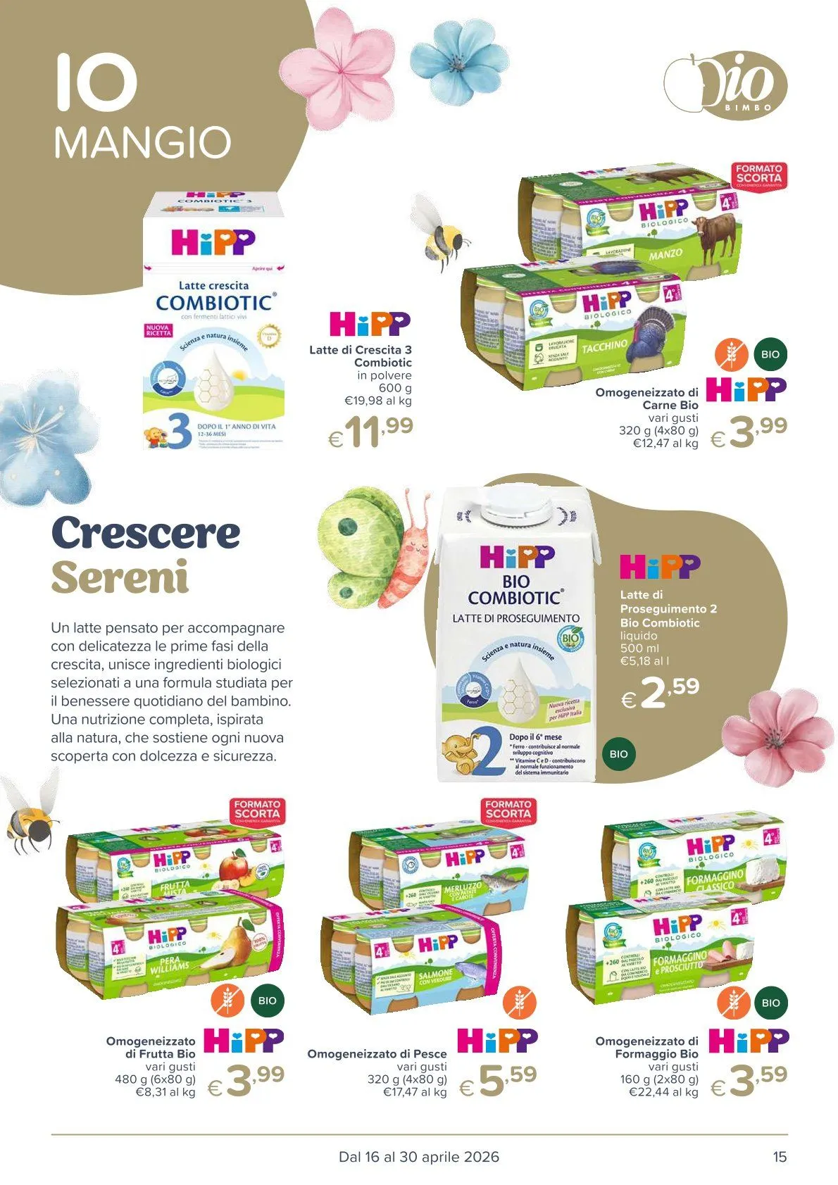  Volantini Io Bimbo da 16 aprile a 30 aprile di 2026 - Pagina del volantino 15