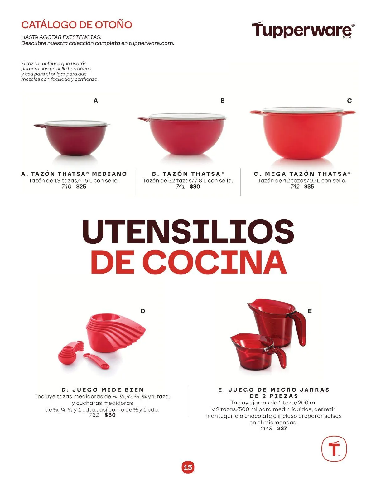 Catálogo de Tupperware  ofertas 1 de septiembre al 31 de diciembre 2025 - Pagina 15