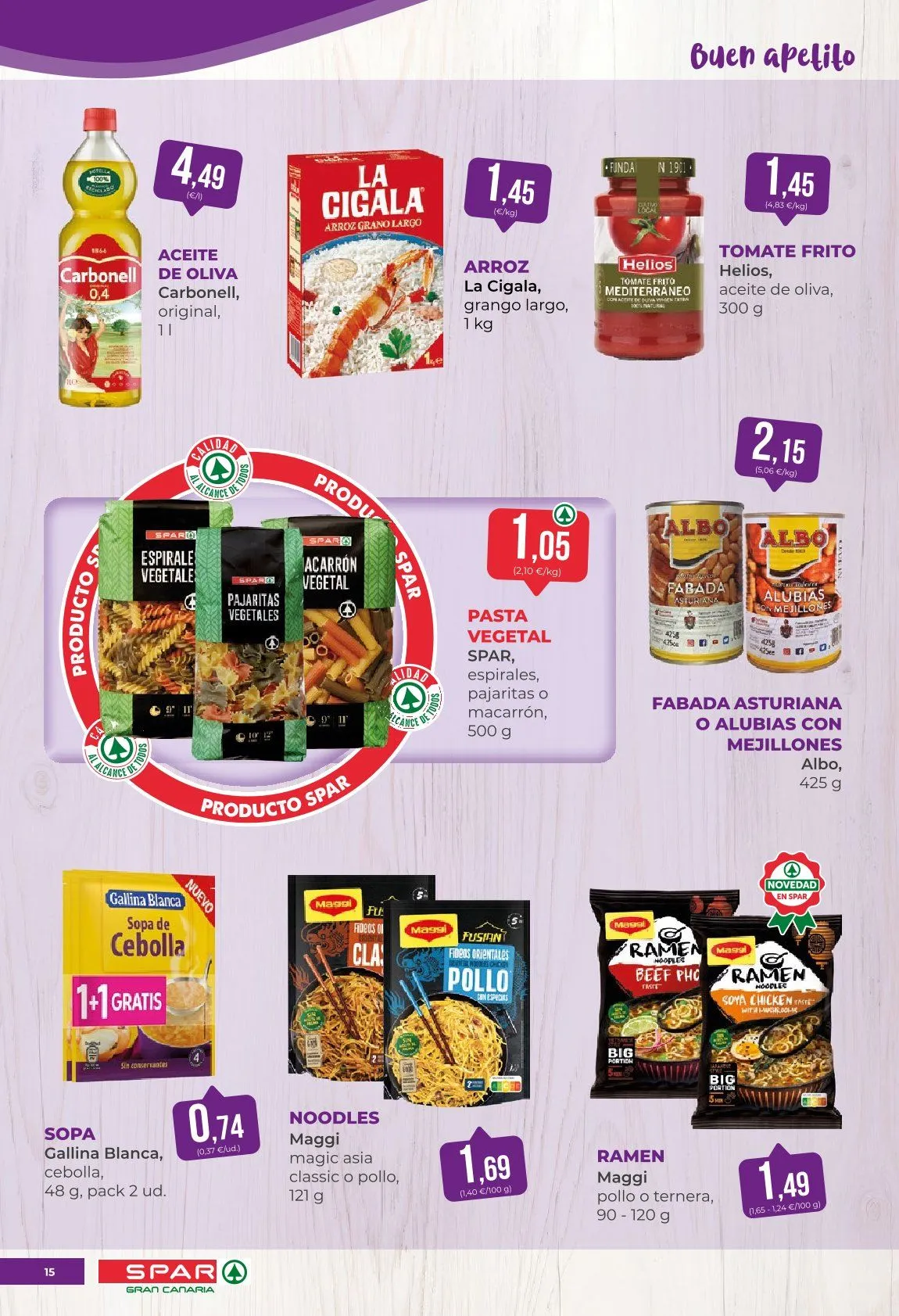 Catálogo de Spar Gran Canarias Ofertas 28 de mayo al 11 de junio 2026 - Página 15