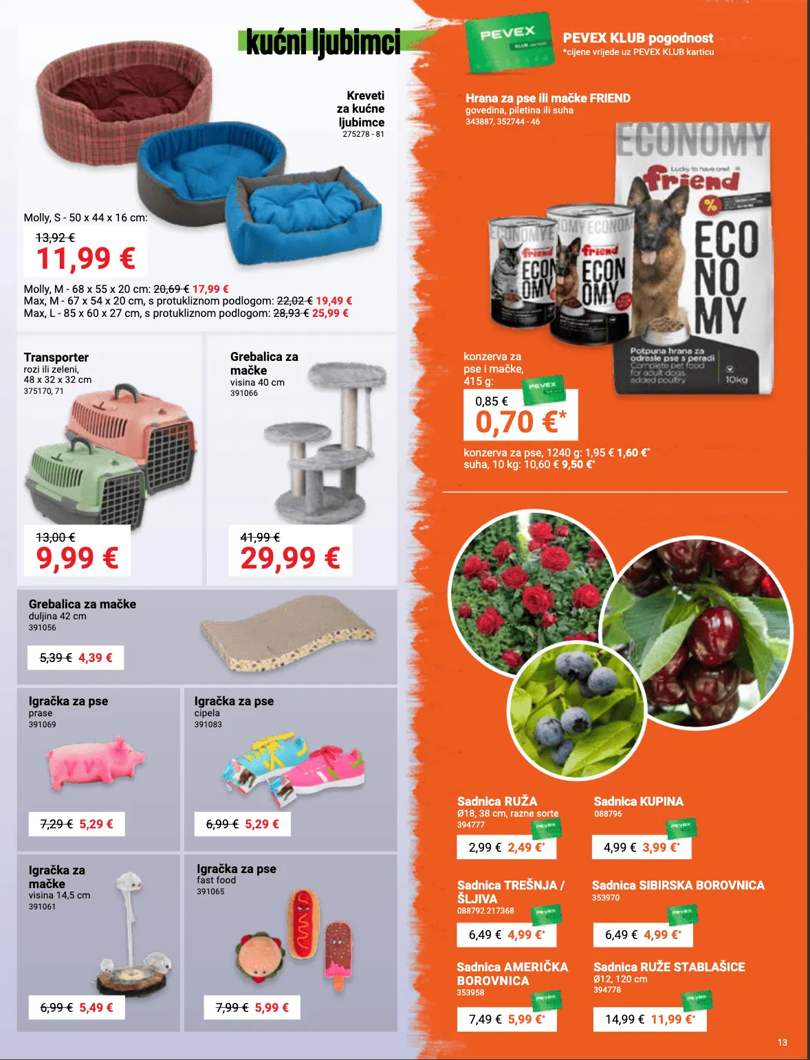 Katalog Najnovije ponude trgovine Pevex od 23. listopada do 17. studenoga 2025. - Pregled Stranica 13