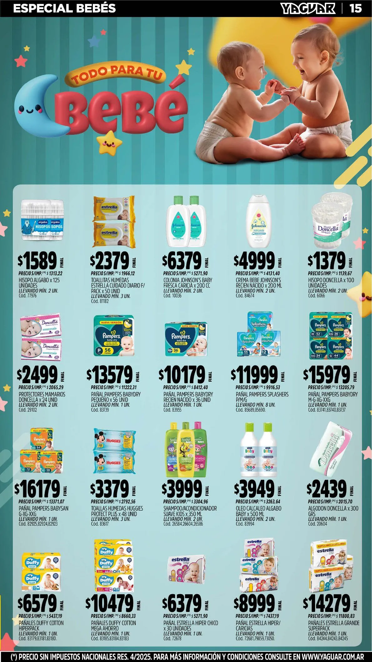 Ofertas de Ofertas Yaguar - Últimos catálogos 18 de agosto al 25 de agosto 2025 - Página 15 del catálogo