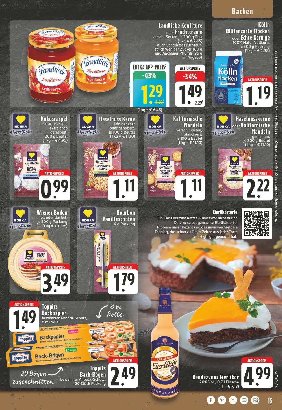 Edeka Prospekt von 31. März bis 5. April 2025 - Prospekt seite 15