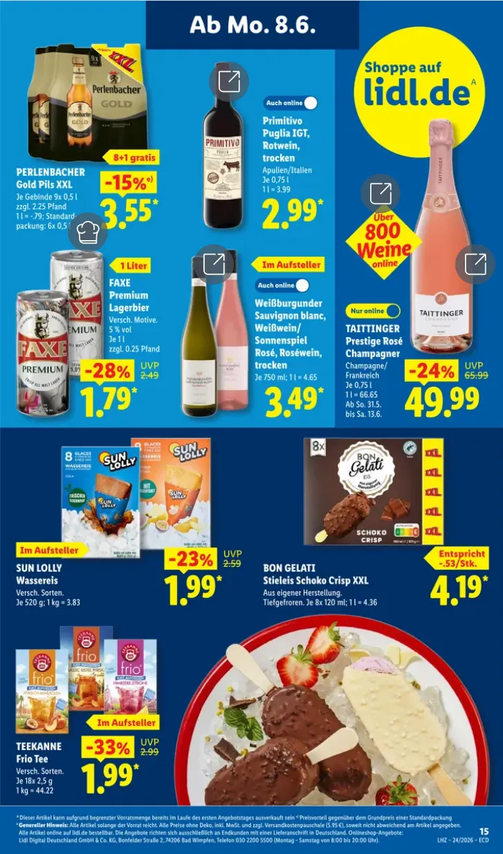Lidl Prospekte von 8. Juni bis 13. Juni 2026 - Prospekt seite 15
