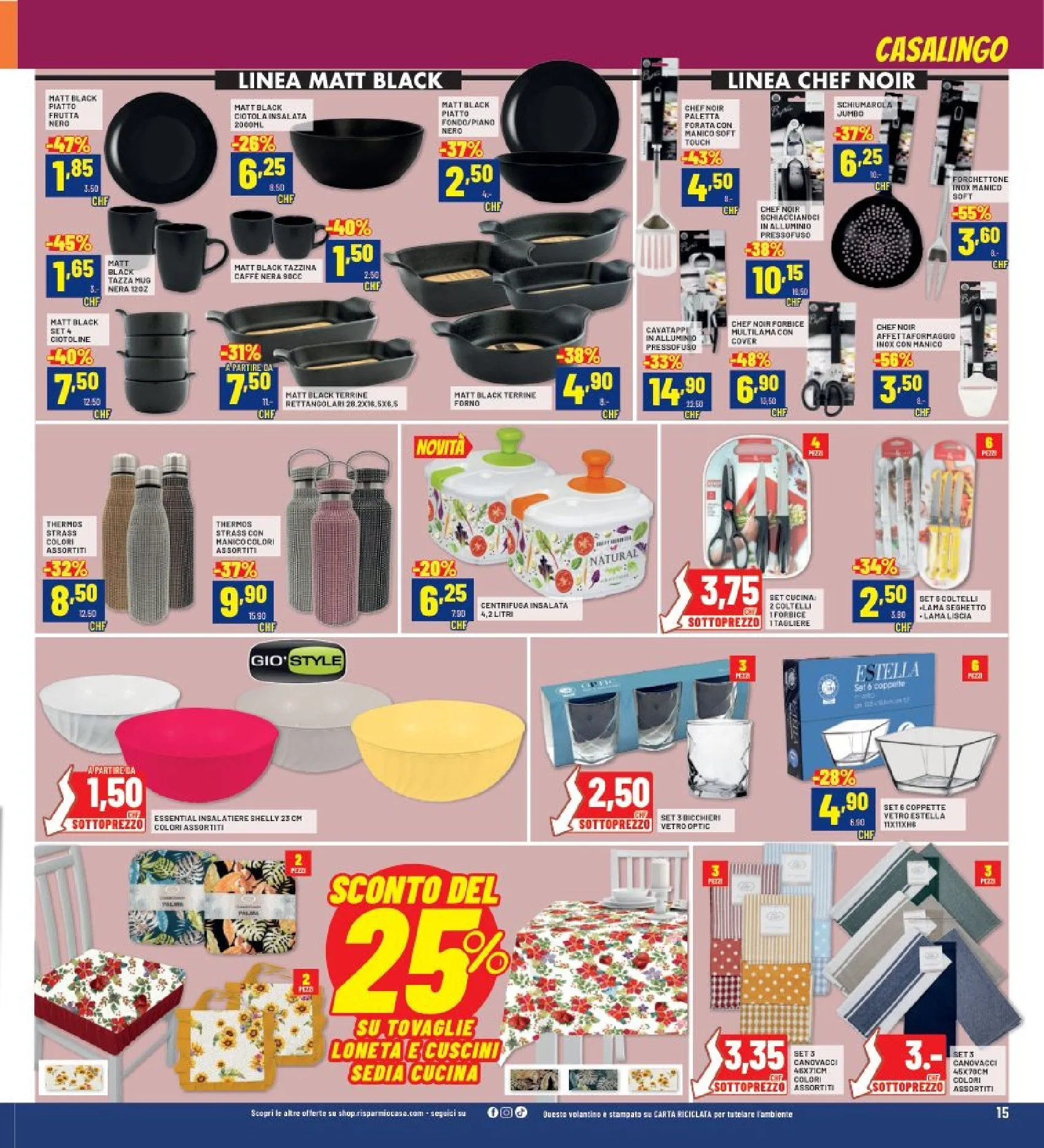 Risparmio Casa Volantino da 1 ottobre a 18 ottobre di 2025 - Pagina del volantino 15