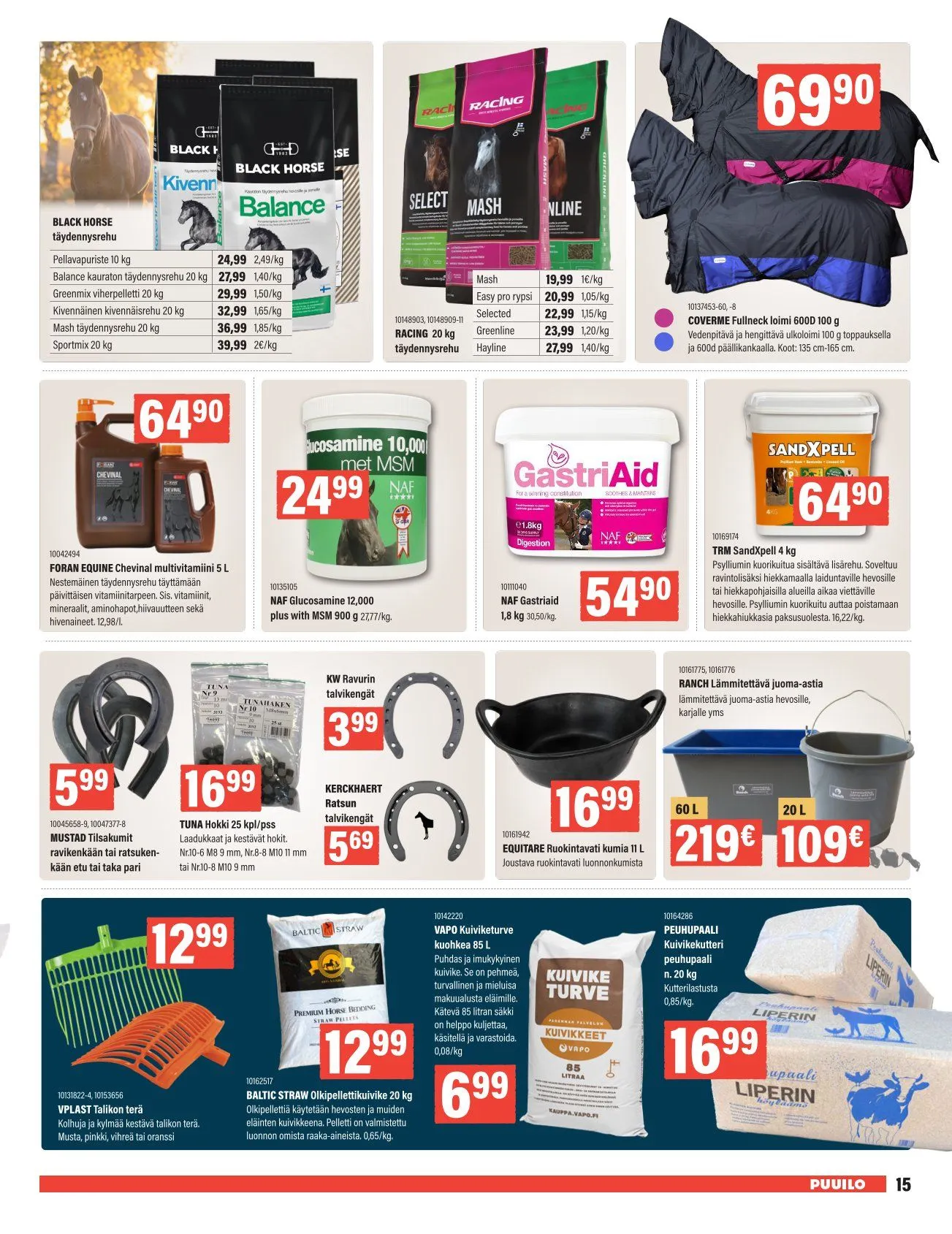 Kaupan Puuilo erikoistarjous voimassa alkaen 27. lokakuuta - 9. marraskuuta 2025 - Tarjouslehti sivu 15