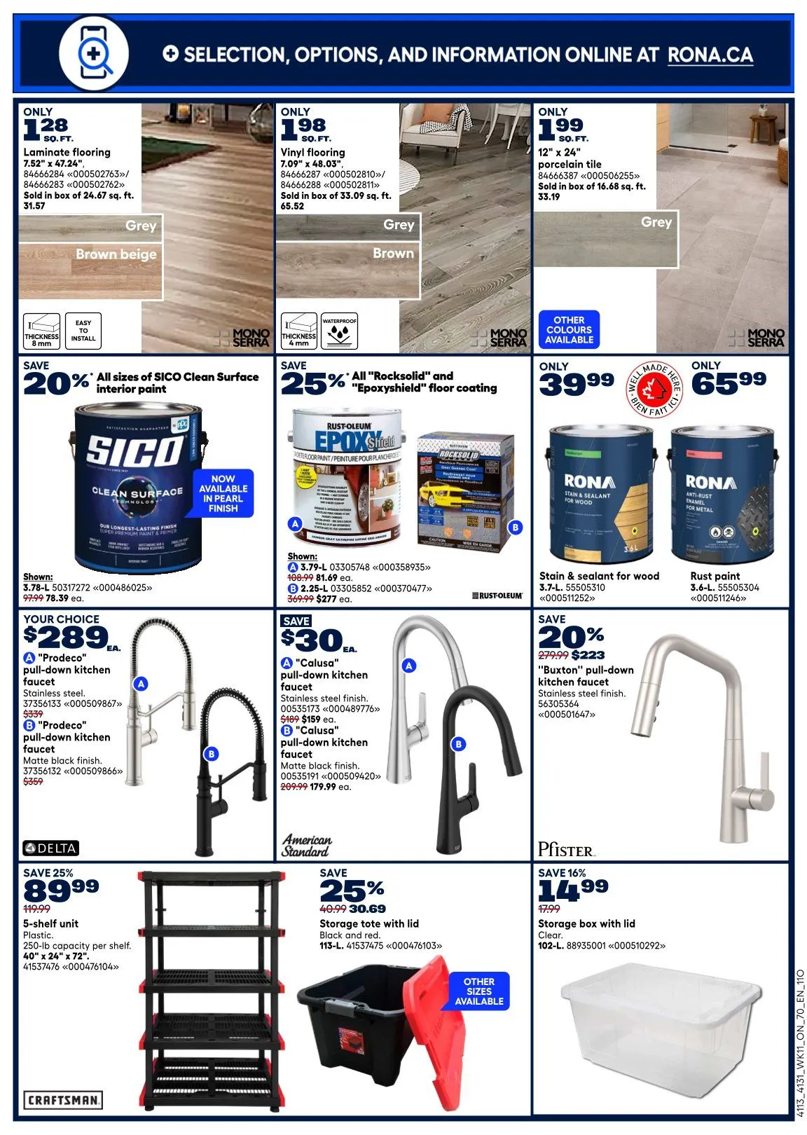 RONA Sales from April 9 to April 15 2026 - flyer page 15