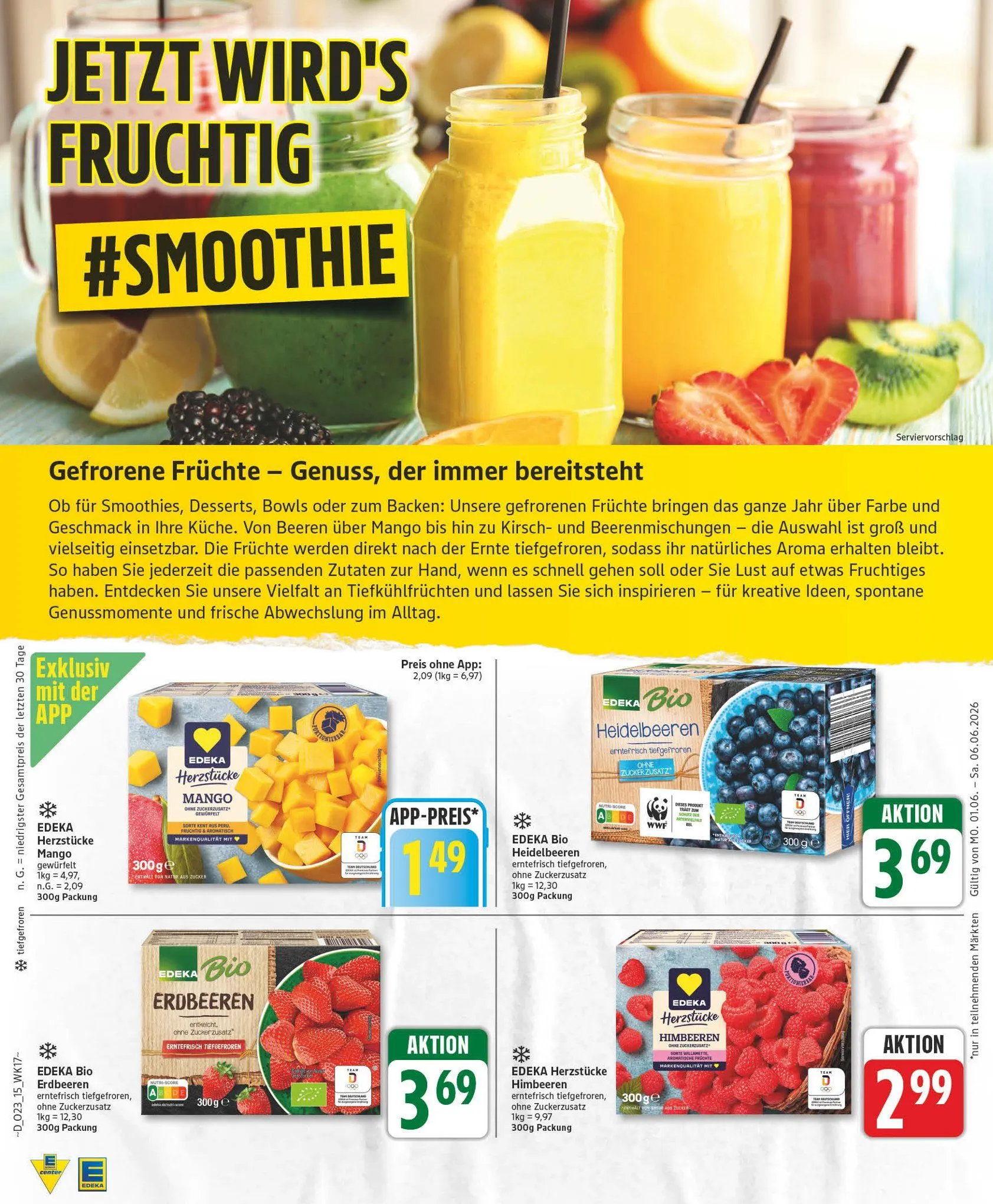 Edeka Angebote von 1. Juni bis 6. Juni 2026 - Prospekt seite 15