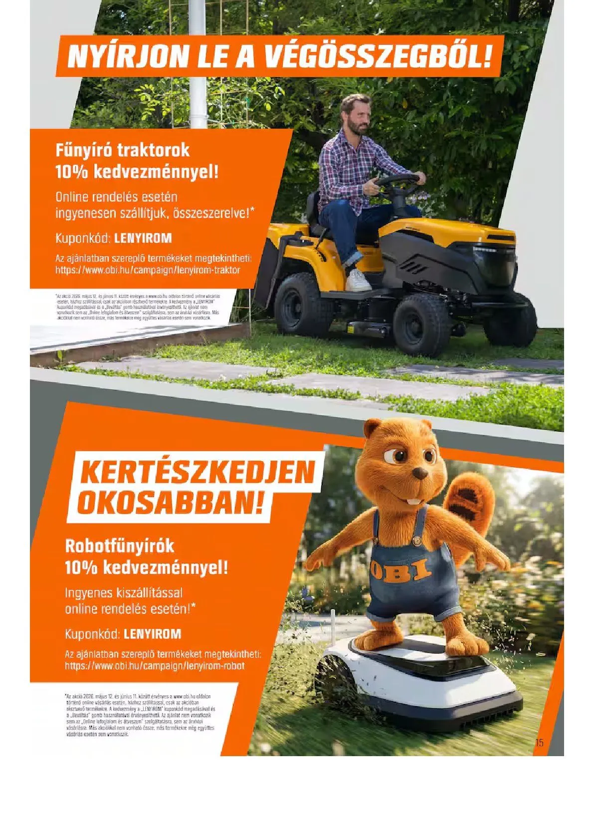 Katalógus Obi június 2.-tól június 29.-ig 2026. - Oldal 15