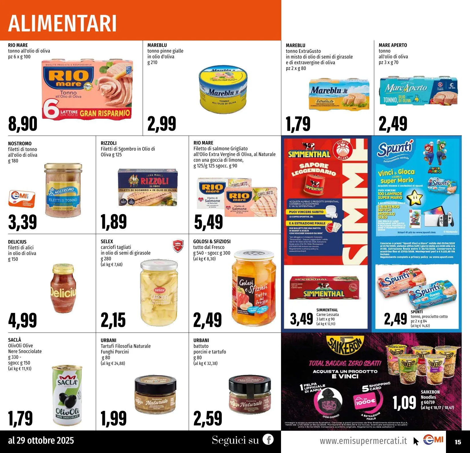 Volantini Emi Supermercati  da 16 ottobre a 29 ottobre di 2025 - Pagina del volantino 15