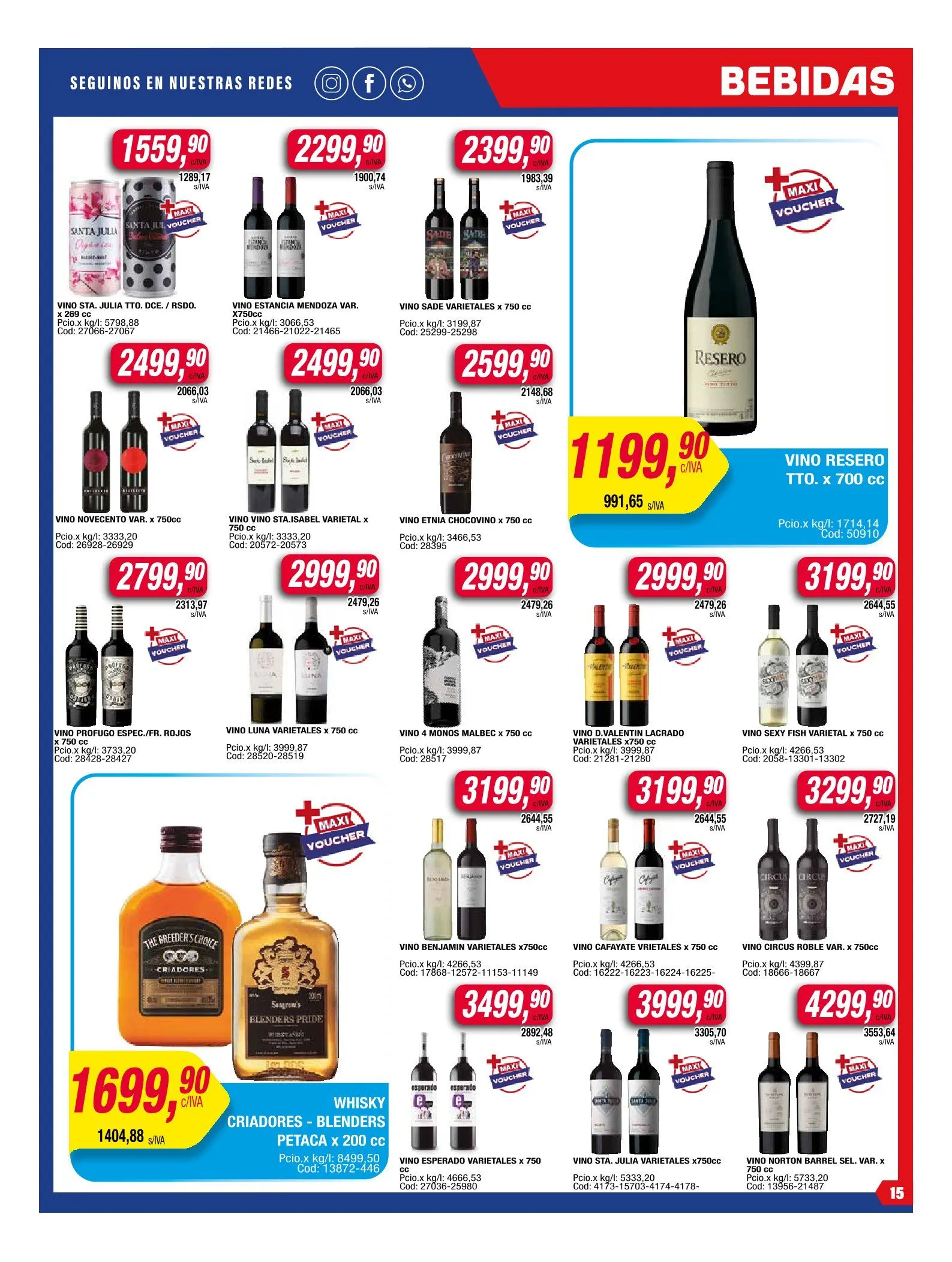 Ofertas de Ofertas Maxiconsumo 16 de junio al 22 de junio 2025 - Página 15 del catálogo