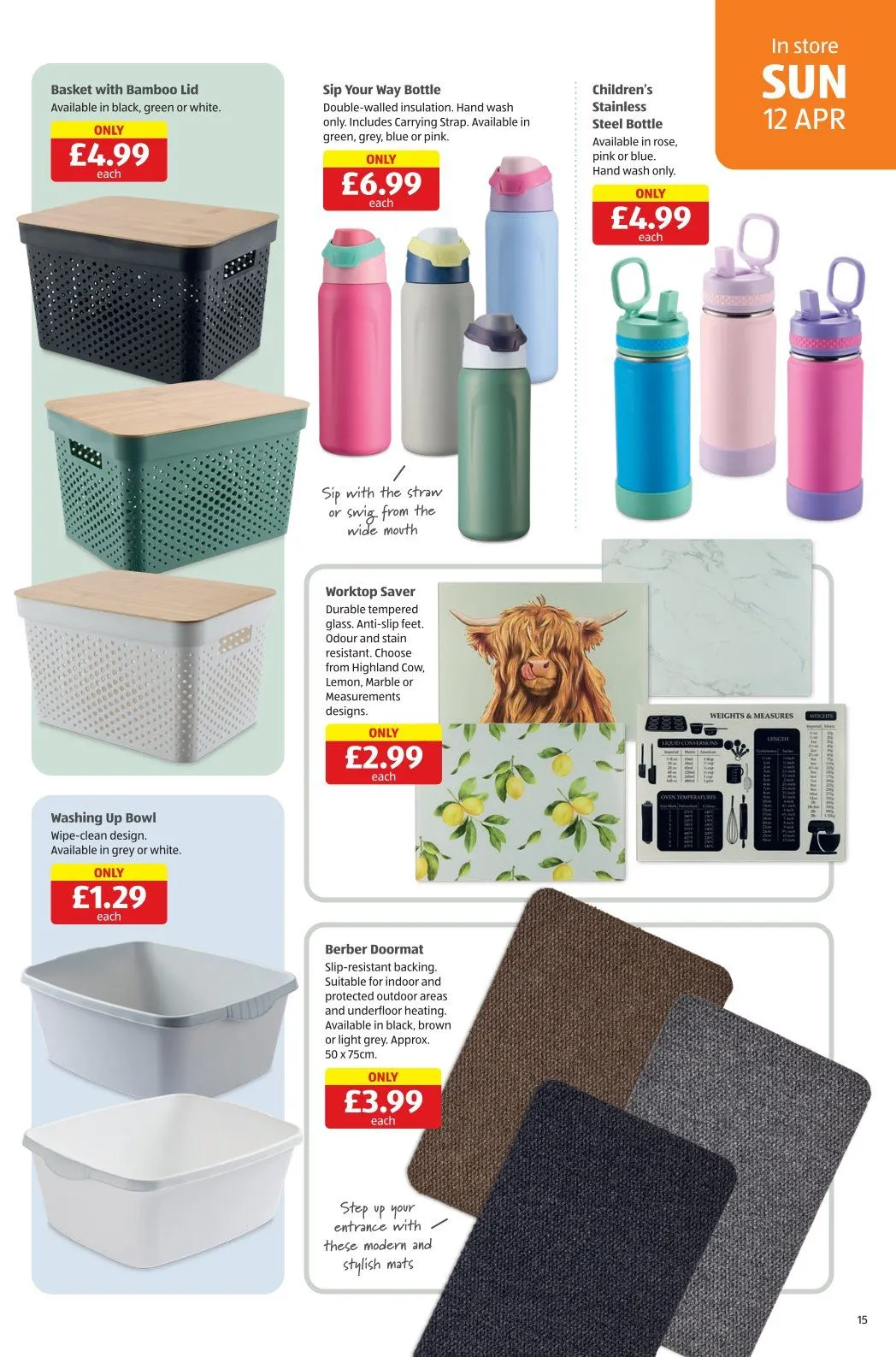 Aldi catalogues from 9 April to 12 April 2026 - Catalogue Page 15