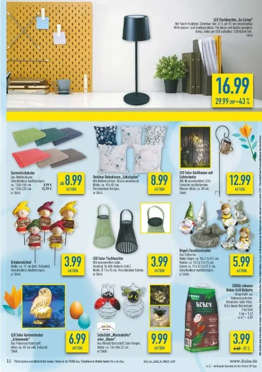 Diska Angebote von 14. April bis 19. April 2025 - Prospekt seite 15