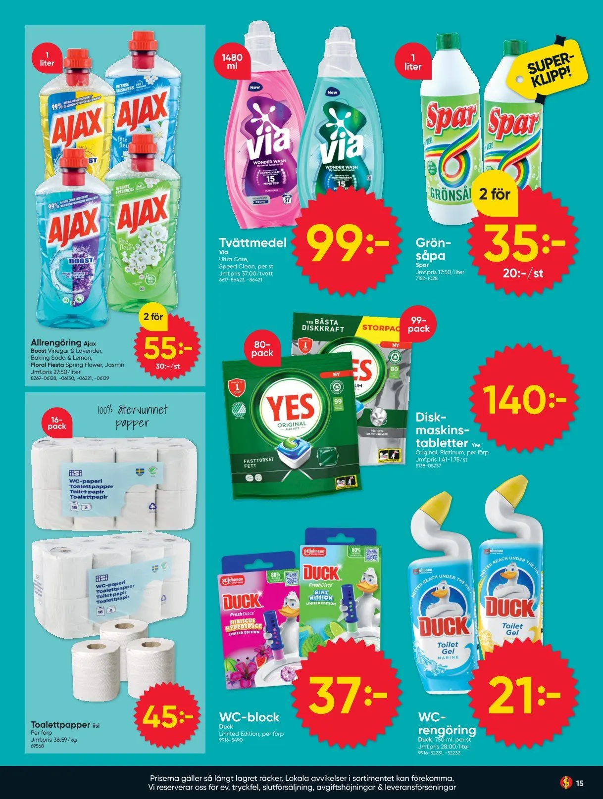 DollarStore  Erbjudanden från 22 juni till 5 juli 2026 - Reklamblad sidor 15