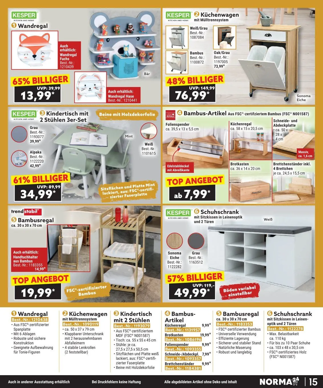NORMA Angebote von 22. Dezember bis 24. Dezember 2025 - Prospekt seite 15