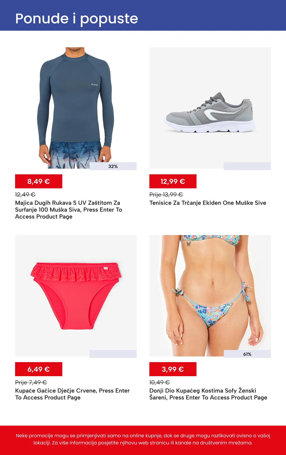 Katalog Decathlon od 17. lipnja do 1. srpnja 2026. - Pregled Stranica 15